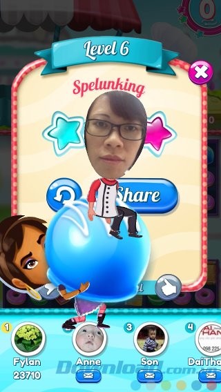 Chụp ảnh selfie để tạo hình nhân vật