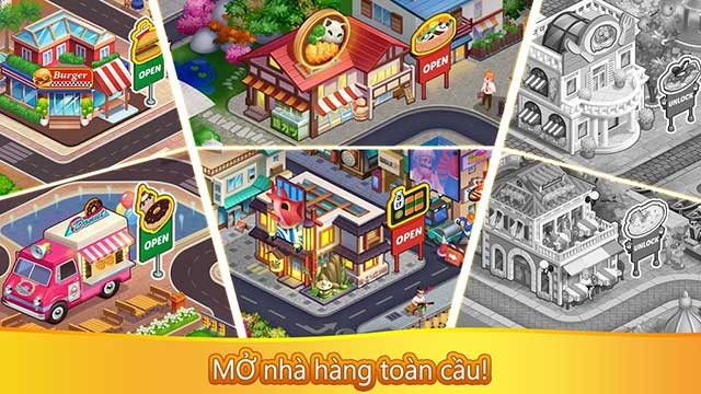 Nấu ăn ở các nhà hàng trên toàn thế giới