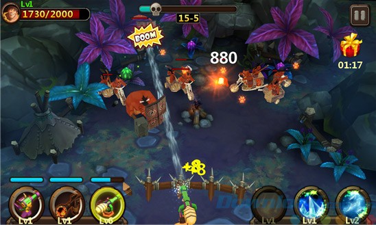 Bảo vệ đảo trước kẻ địch