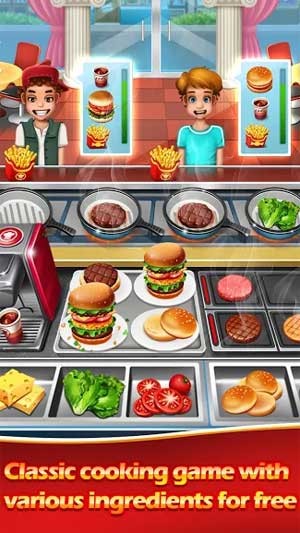 Crazy Cooking Chef là game nấu ăn cổ điển với nhiều nguyên liệu miễn phí