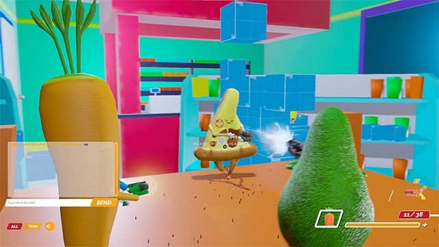 Crazy Foods là game đồ ăn đại chiến nhiều người chơi cực vui nhộn