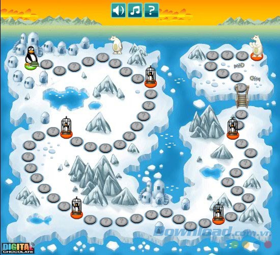 Bản đồ game Crazy Penguin Catapult