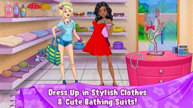 Mua sắm trang phục và đồ bơi hợp thời trang tại cửa hàng