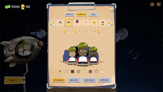 Thoải mái tùy biến cầu thủ