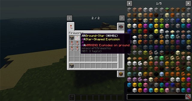 Thiết lập mật độ, hình dạng và quy mô pháo hoa