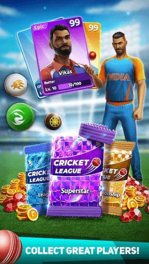 Thu thập những người chơi cricket xuất sắc