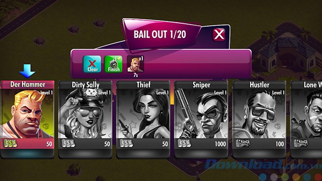 Chọn một trong 8 tay sai