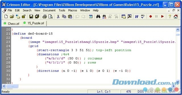 Crimson Editor đơn giản hóa mọi thao tác biên soạn code phức tạp