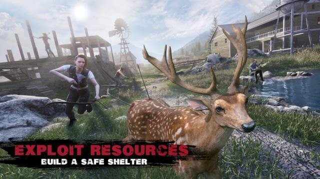 Thu thập tài nguyên và xây dựng nơi trú ẩn của mình