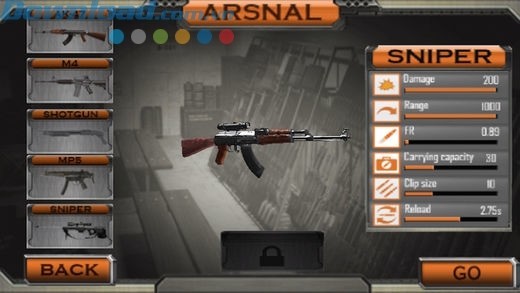 Kho vũ khí hiện đại, đa dạng