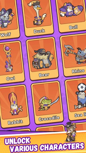 Nhiều đơn vị động vật khác nhau