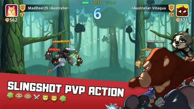 Trải nghiệm những trận chiến PvP vui nhộn trong game Critter Clash cho Android