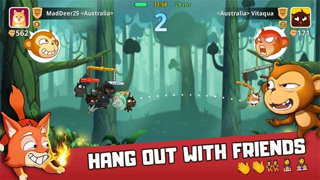 Tận hưởng một khoảng thời gian giải trí cùng bạn bè với game Critter Clash Android