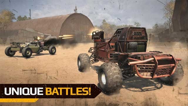 Crossout Mobile có nhiều môi trường và địa hình bắn súng độc đáo để người chơi trải nghiệm
