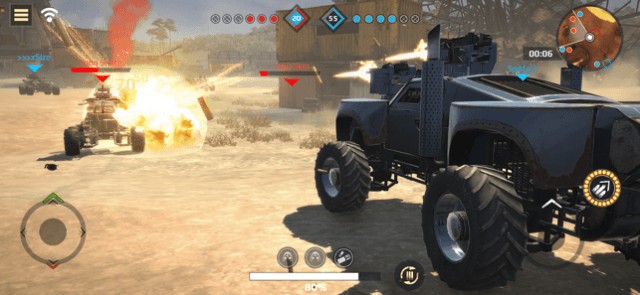 Chế tạo xe bọc thép hầm hố và tham gia chiến đấu trong game Crossout Mobile