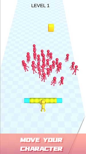 Chạm vào màn hình để di chuyển nhân vật