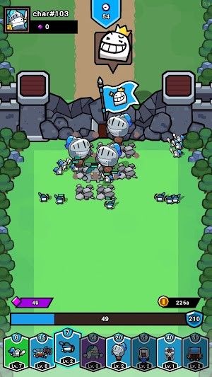 Bảo vệ thành của bạn và phá vỡ thành trì đối phương