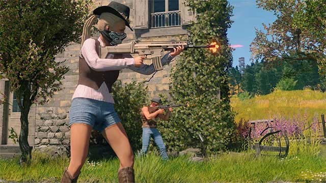 Bạn được đưa vào một trong bốn bản đồ khác nhau với hàng chục người chơi khác