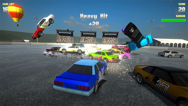 Game đâm xe phá hủy cực chất - Crumple Zone