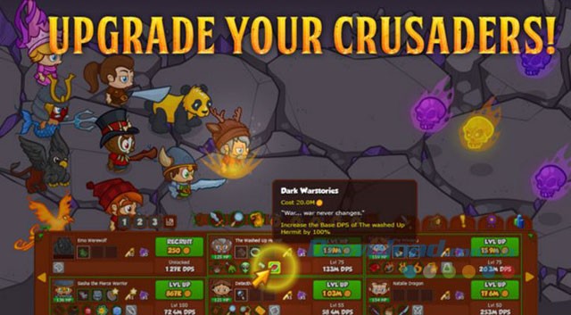 Nâng cấp cho đội thập tự chinh