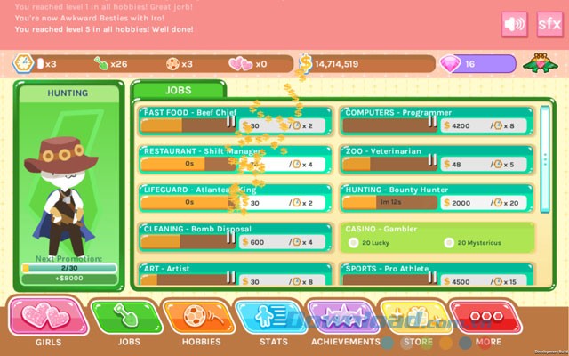 Phát triển sự nghiệp và kiếm tiền