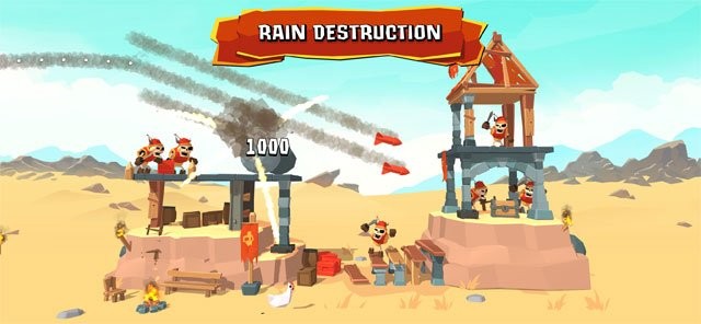 Phá hủy pháo đài địch với một cơn mưa đạn