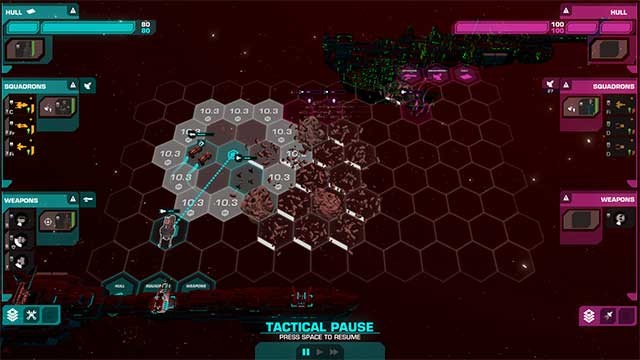 Tham gia những trận chiến kịch tính giữa các chiến hạm không gian