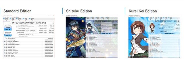 CrystalDiskInfo cung cấp ba phiên bản khác nhau để đáp ứng nhu cầu của người dùng
