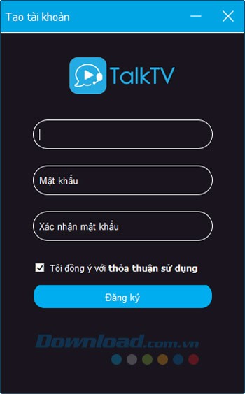 Tạo tài khoản ccTalk