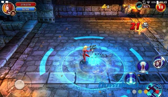 Giao diện chơi game CT Online