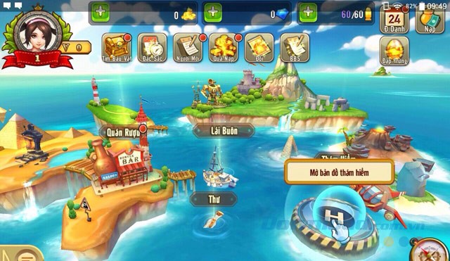 Thám hiểm bản đồ trong game CT Online