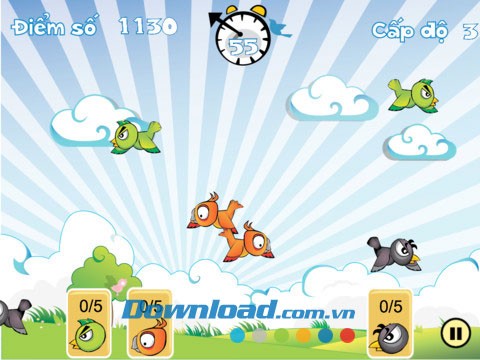 Cu tí bắn chim HD for iPad