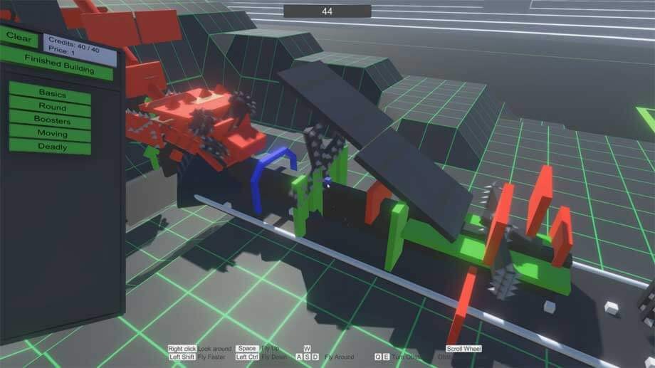 Giao diện game Cube Racer