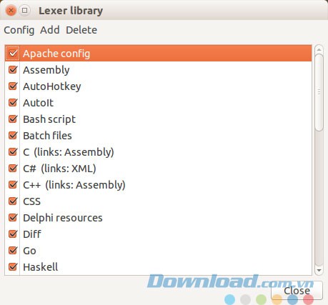 Các thông tin về ngôn ngữ