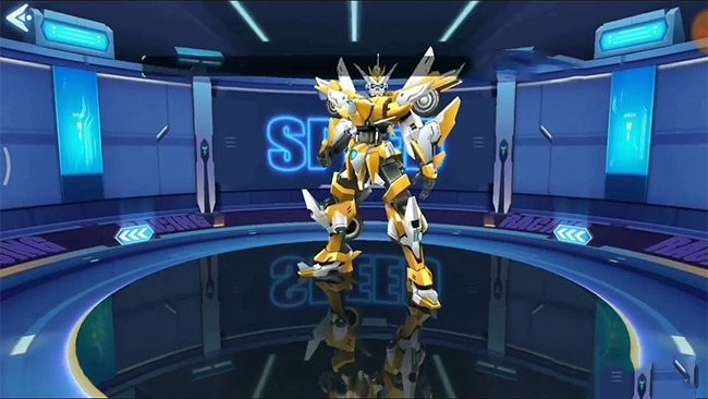 Xe đua trong Cung Dua Sieu Toc Do 3D có thể biến hình