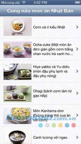 Cùng nấu món ăn Nhật Bản for iOS