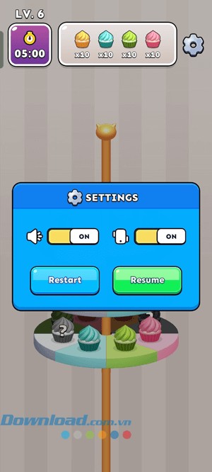 Cài đặt trò chơi