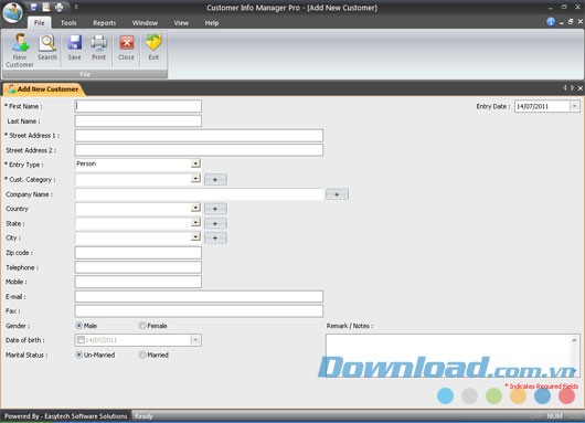 Customer Info Manager Pro