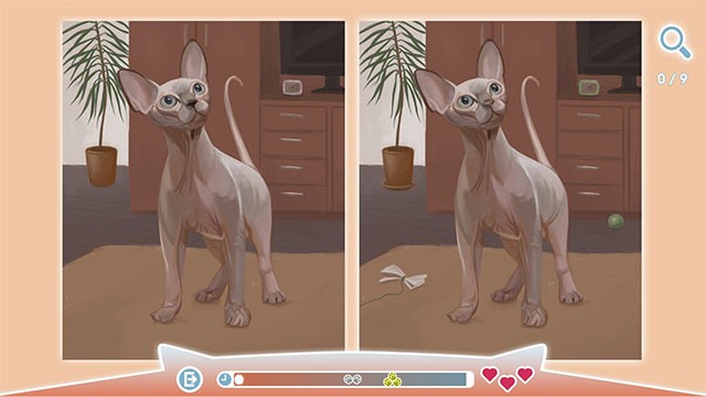 Game Cute Cats kiểm tra khả năng quan sát và sự nhanh tay nhanh mắt của bạn