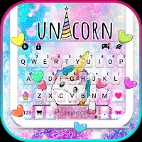 Cute Dreamy Unicorn Keyboard Background - Android 7.0.1_0119