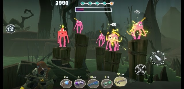 Nhiều loại vũ khí và yếu tố chiến lược để tiêu diệt hàng loạt Cuties