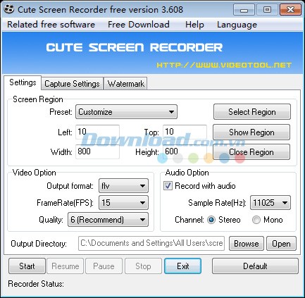 Cute Screen Recorder Free