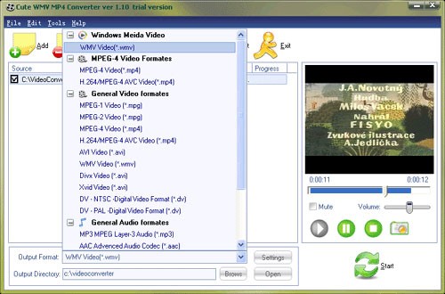 Cute WMV MP4 Converter