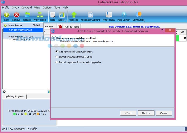 CuteRank Free Edition