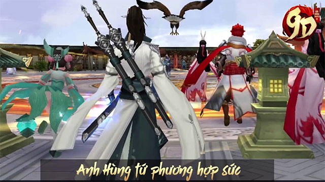 Anh hùng tứ phương hội ngộ trên game Cửu Dương Truyền Kỳ cho iOS