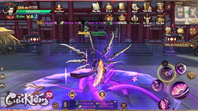 Hóa giải kỹ năng trong Cửu Kiếm 3D