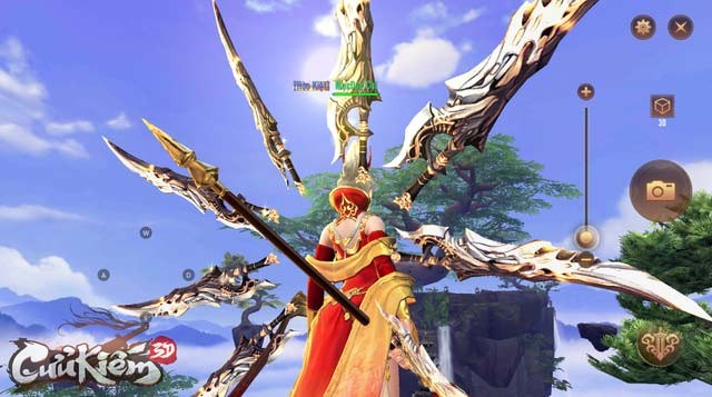 Camera 720 độ - Sau lưng nhân vật