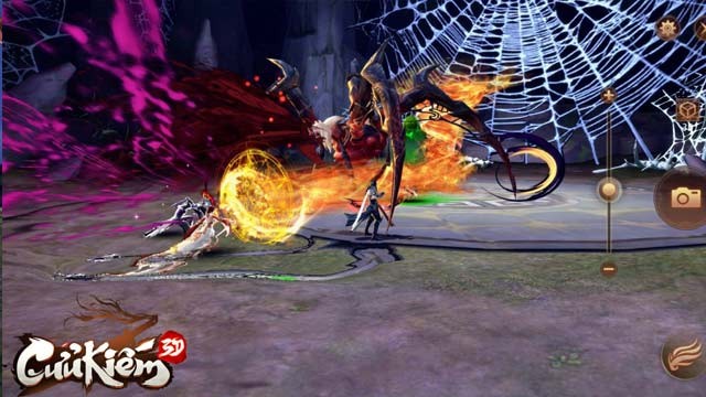 Giao diện chơi game Cửu Kiếm 3D