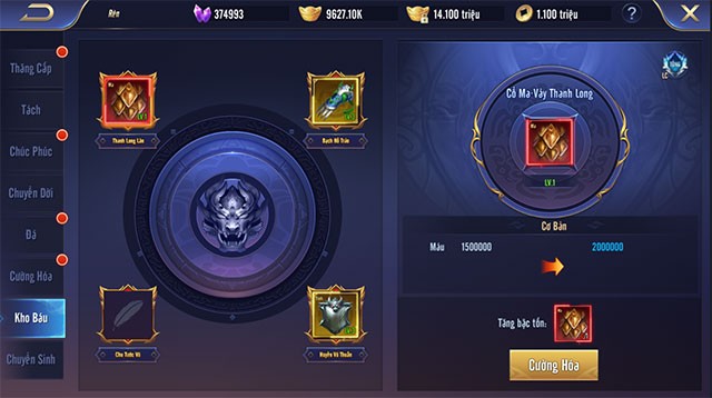 Tính năng mới trong game nhập vai Cửu Thiên Mobile