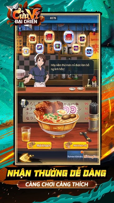 Nhận thưởng dễ dàng